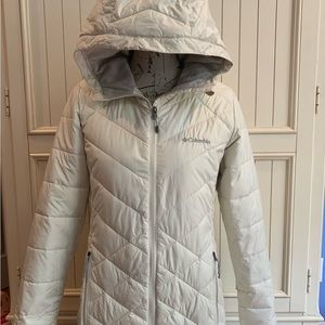 Columbia Women’s Heavenly Long Jacket Chalk (Ivory) Size Medium